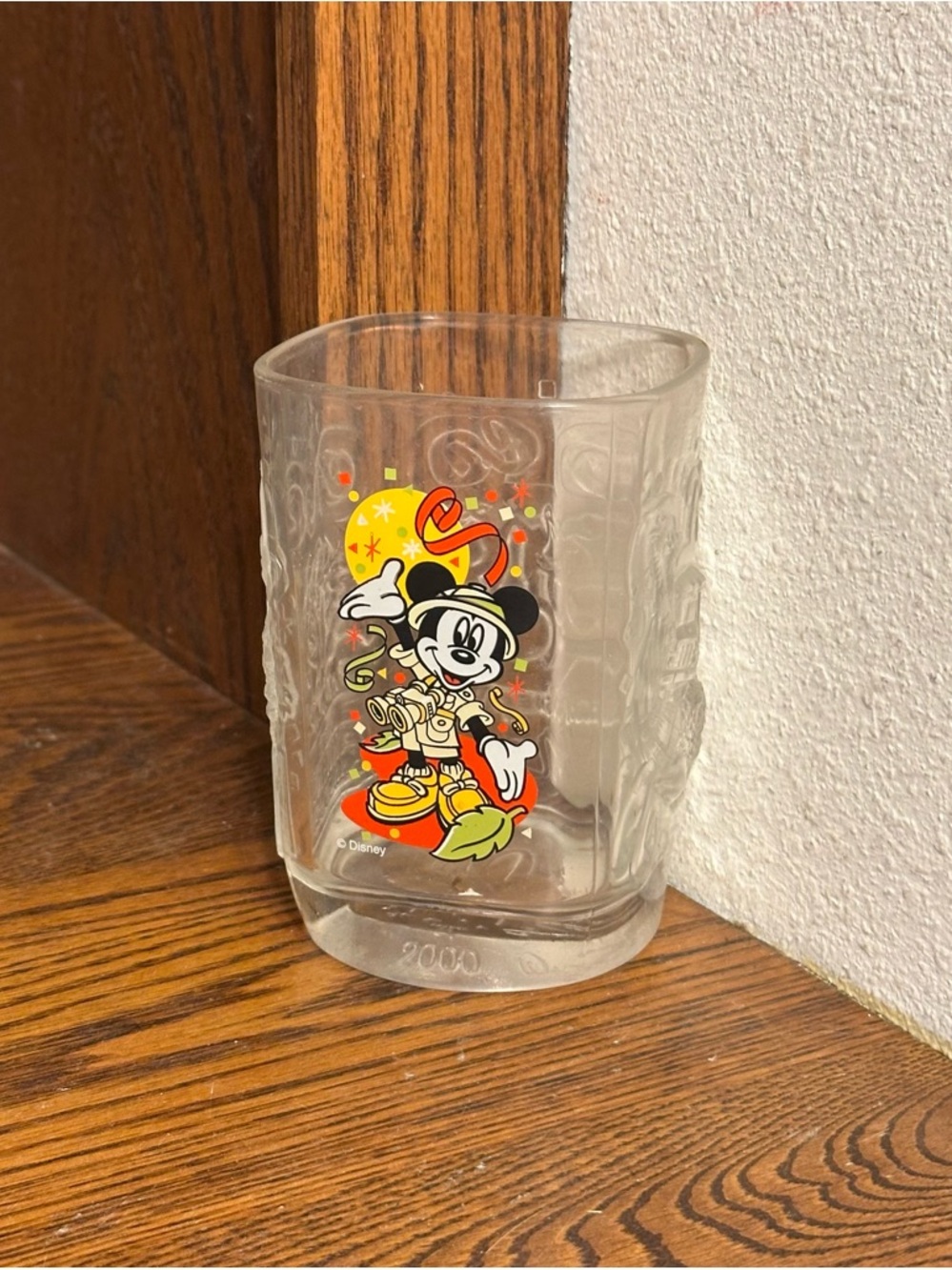 McDonald's Walt Disney World Animal Kingdom Millennium 2000 Celebration Glass